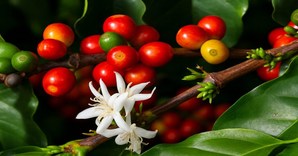 como é a Florada do café