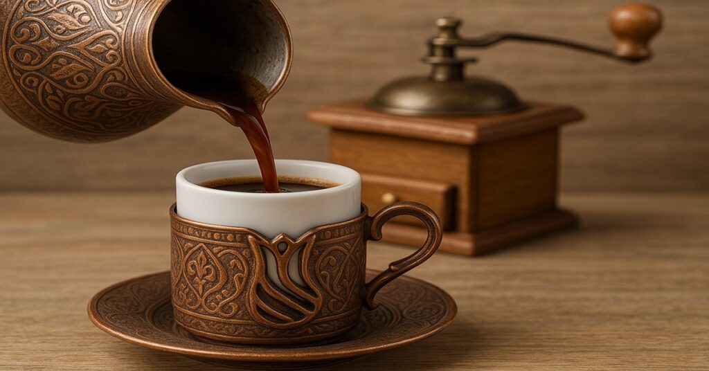 como fazer café turco