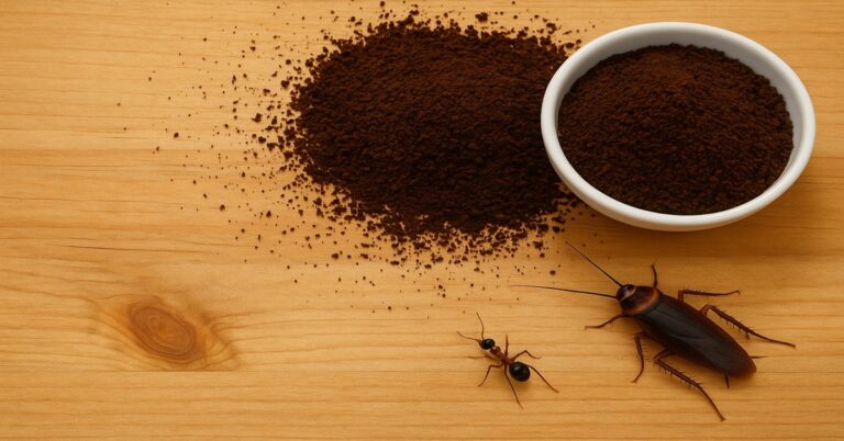 Borra de café espanta insetos