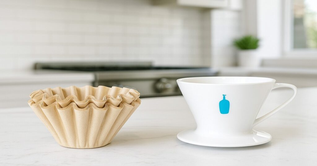 O papel da moagem no desempenho do Blue Bottle Dripper