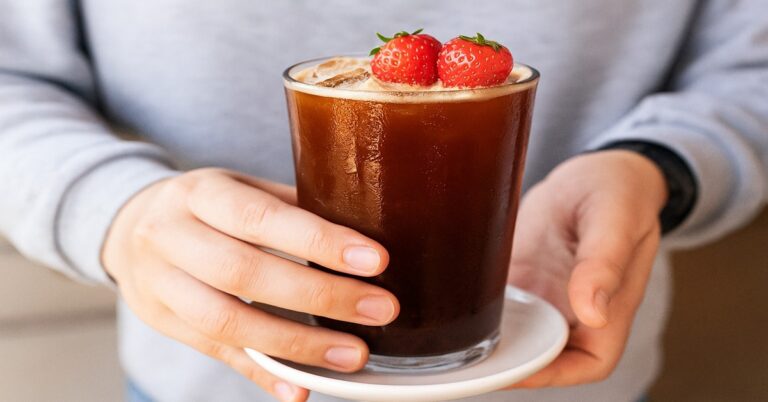 Receita de Espresso Gelado com Morango