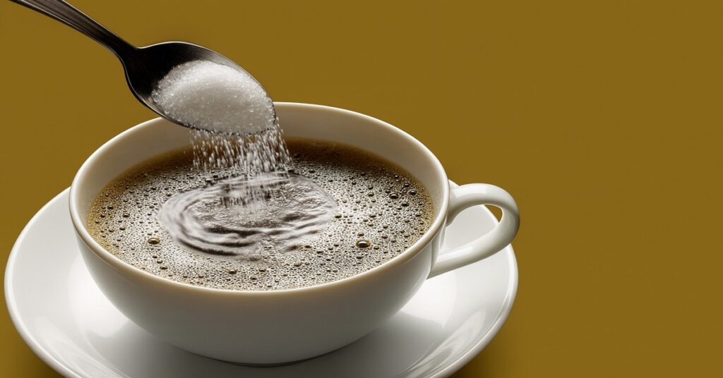 Sal no café é bom