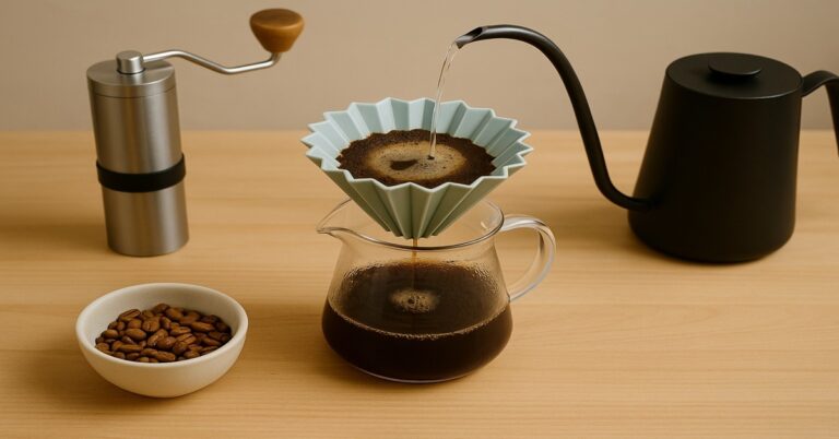 Samo Bloom pré-infusão morna muda o sabor do café