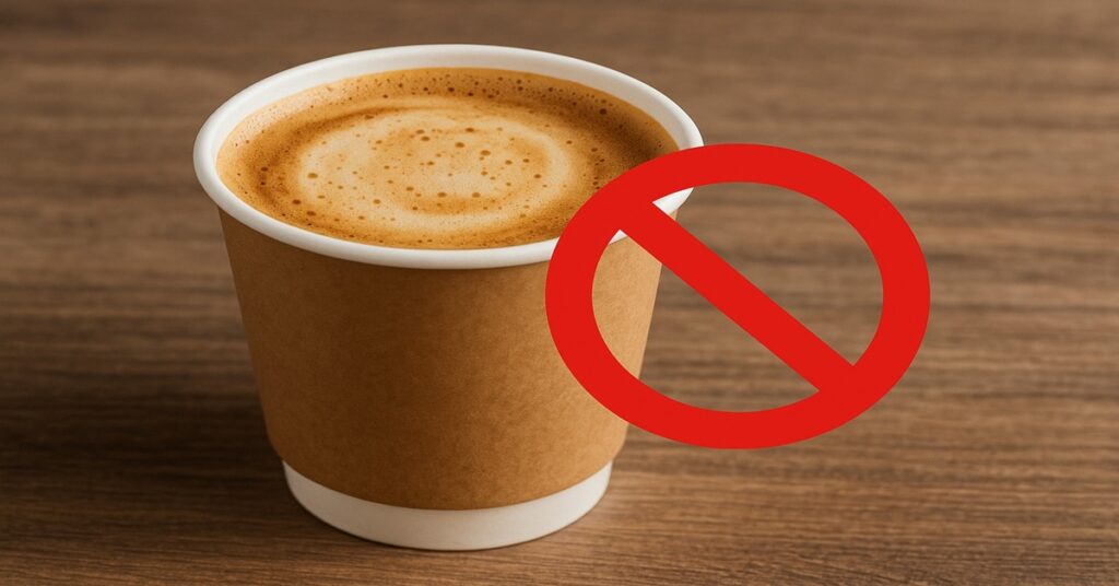 café mais consumido e menos recomendado