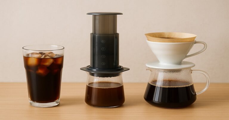 Cold Brew, AeroPress e Pour Over