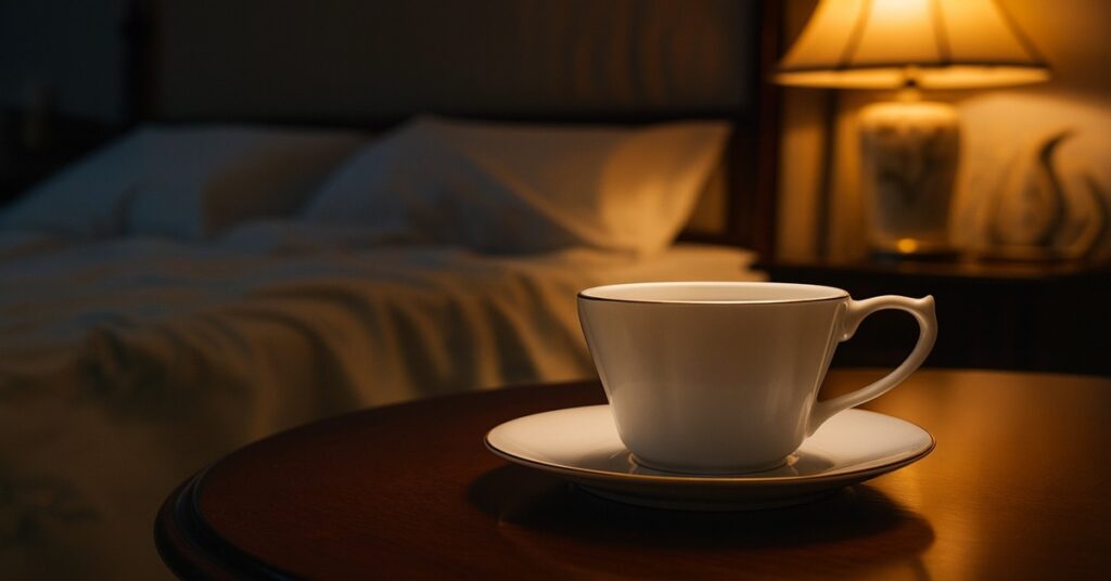 café a noite antes de dormir