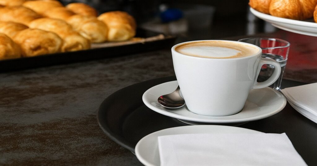 café na padaria