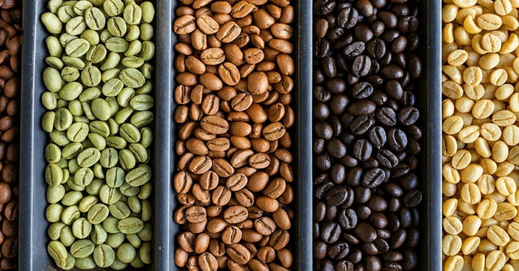 tipos de grãos de café