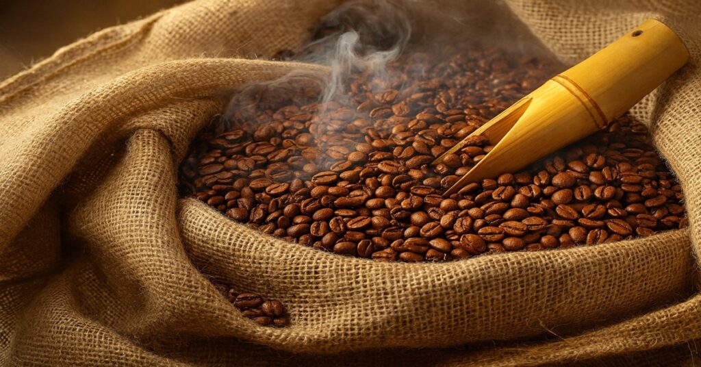 torra de café média clara