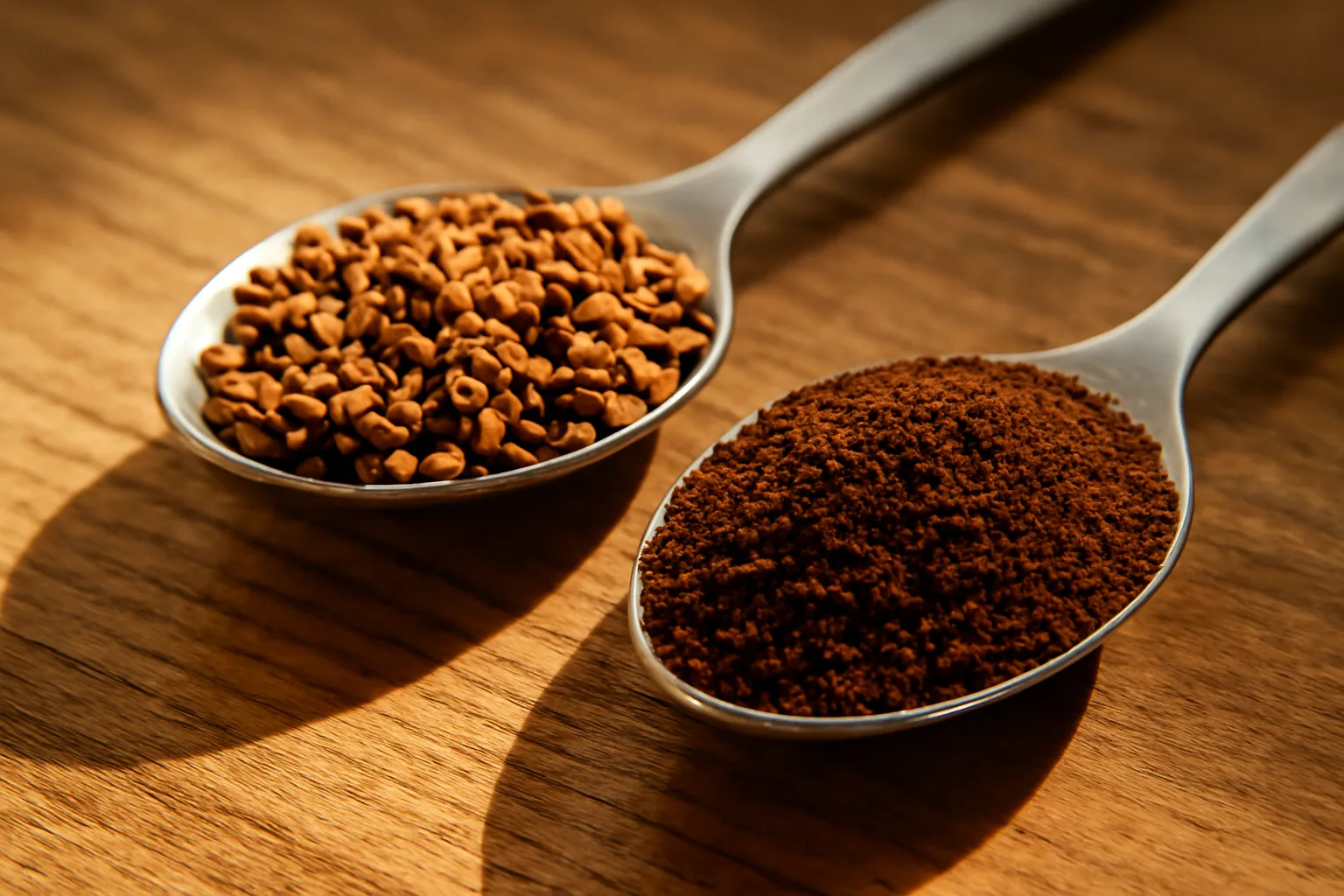 Diferença entre café solúvel e torrado e moído