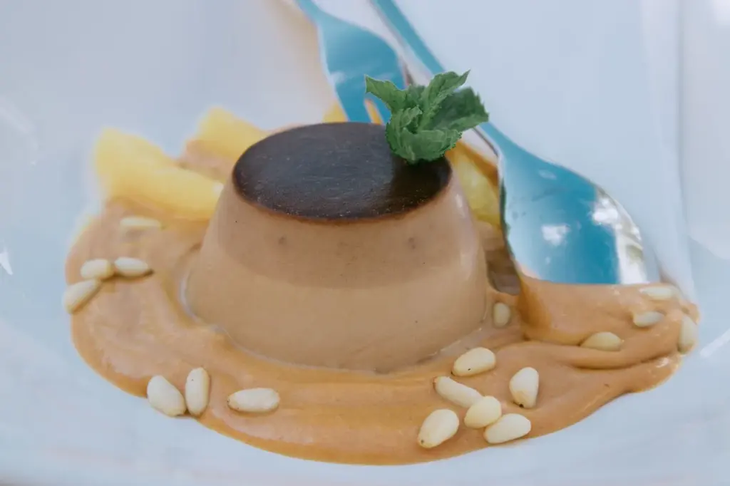 Panna cotta de café